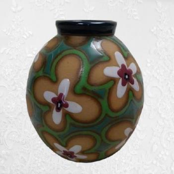 Secesn vza, porceln - Amphora Austria, Teplice